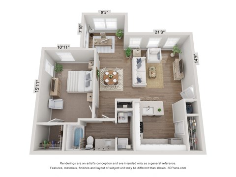 a floor plan of the villas at houston levee west apartments in cordova,